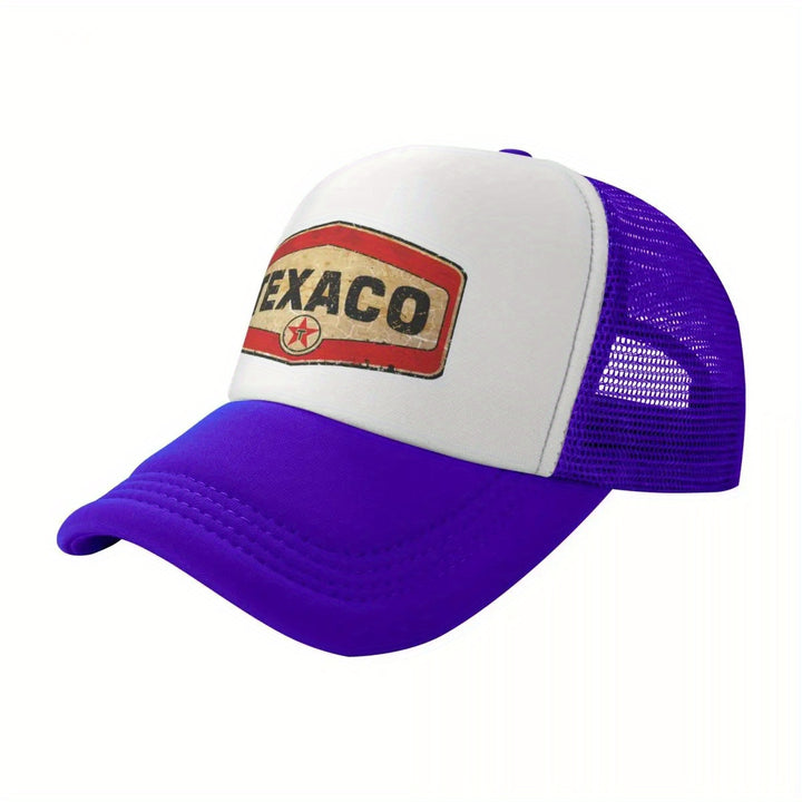 Camiseta clásica de Petrole et gaz Texaco, Gorra de lujo con cierre de botón de béisbol para mujeres y hombres