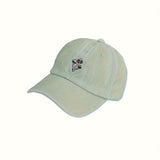 Gorra de béisbol lavada y transpirable, ajustable para golf, unisex, moda verano Y2K, parejas, ala curva, para hombre y mujer