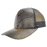 Gorras de béisbol con patrón de serpiente único, gorras de hip-hop de tendencia callejera para hombres y mujeres, gorras de sombra y protección solar para salidas, gorras de pico de pato para jóvenes, gorras sin parte trasera