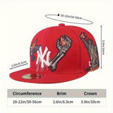 Gorra de Béisbol New Era NY con Logo Bordado 3D y Letras NY - Gorra Plana Ligera Unisex para Hombres y Mujeres, Uso Casual y Deportivo, Diseño Icónico de NY, Sombrero para Todas las Estaciones (Compatible con Fans del Estilo NY)