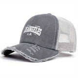 Gorra de Béisbol Estilo Hip-Hop Bordada para Jóvenes, Poliéster, Ideal para Otoño e Invierno, Adecuada para Hombres y Mujeres