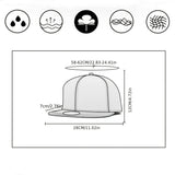 Sombrero de playa azul claro para hombre con letras de South Beach Breeze y diseño de palmera - Ligero y transpirable para surf, piscina, salidas a la playa - Accesorio casual de verano, sombrero de playa, sombrero para piscina, estilo preppy, sombrero...