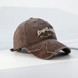 Gorra de Béisbol con Letras Bordadas - Ajustable, Ligera y Elegante para Hombres y Mujeres