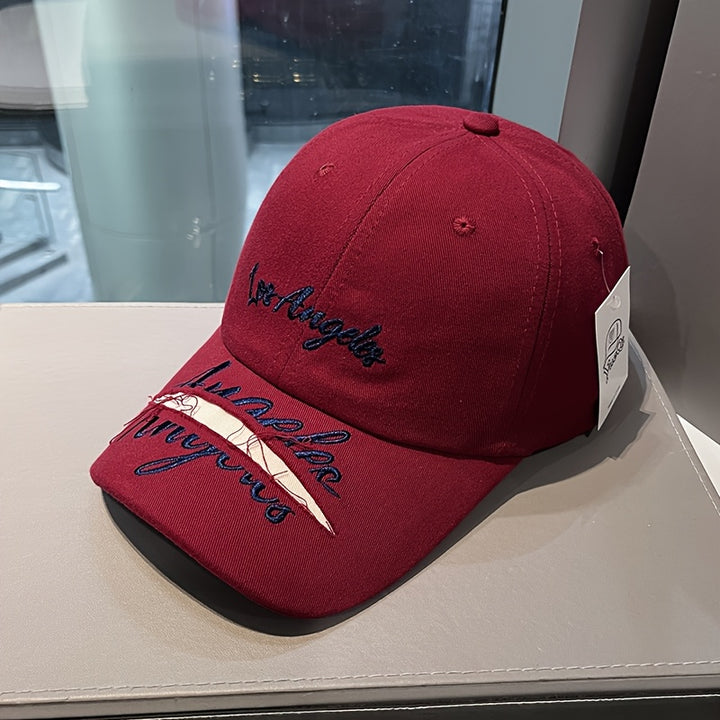 Nuevo bate de béisbol de verano para parejas con bordado retro para mujer, perfecto para ir de compras y mostrar un rostro pequeño.