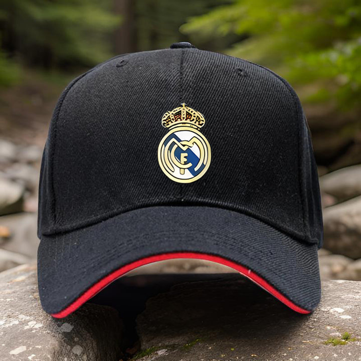 1pieza Gorra Unisex de Hip Hop, Negro, Poliéster 100%, Ajuste Ajustable, Diseño de Estampado de Moda, Estilo de Calle, para Correr, Viajar, Deportes, Aventuras al Aire Libre