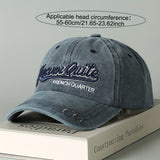 Gorra de Béisbol Casual para Hombre - Diseño Ligero con Lengua de Pato Bordado, Letras en 3D, Tejido No Elástico, Beige con Detalles Marrones para Ropa Urbana y Protección Solar, Gorra Bordada