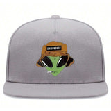 Gorra de Béisbol SWAGHOUSE con Estampado Alien, Sombrero Unisex al Estilo Hip-Hop Urbano y Visera Curva, Versátil para Todas las Temporadas, Accesorio de Streetwear,Sombreros Casuales,Diseño a la Moda,Sombrero de Moda,Tela Ligera,Material Transpirable,Gor