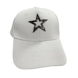 Gorra De Béisbol Con Estrella Hueca, Simple Y Versátil, Unisex, Con Visera Ajustable Y Protección Solar, Estilo De Gorra De Papá