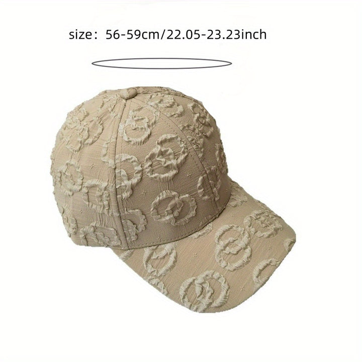 Nueva gorra de béisbol versátil para primavera y verano, con textura de tejido de burbujas, transpirable, de ala ancha, que se ve bien en el rostro, gorra de pato, protección solar, adecuada para hombres y mujeres.