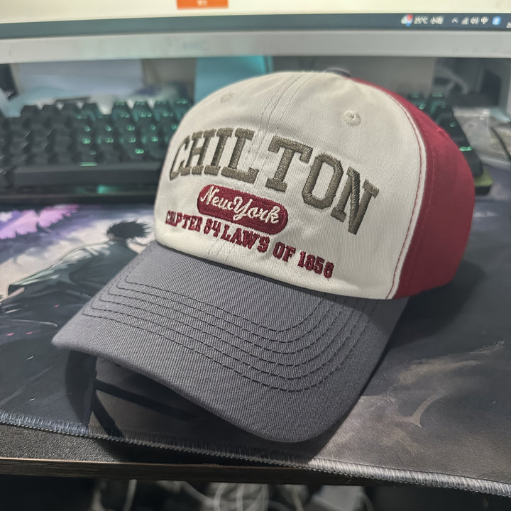 Gorra de Béisbol Estilo Coreano con Bordado de Letras y Visera Curva para Primavera y Otoño, Unisex, Reveladora de Rostro