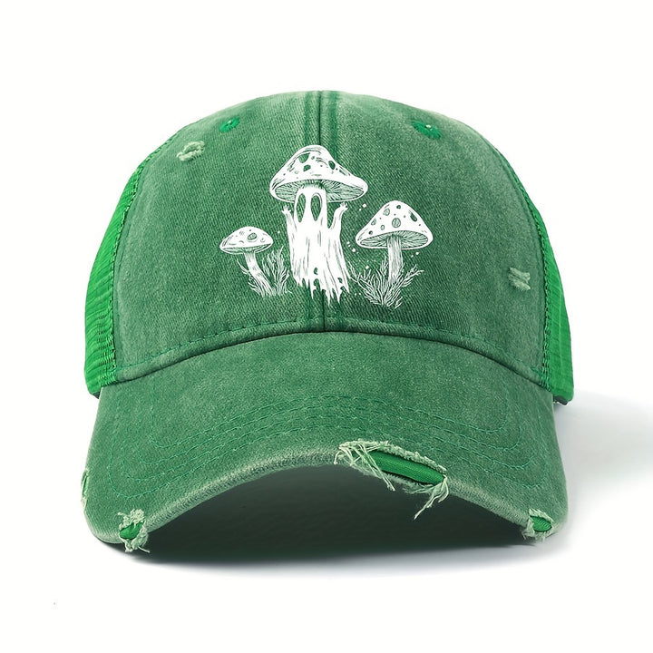 Gorra de béisbol retro lavada, estilo dad hat, ajustable y versátil, gorra suave para el sol