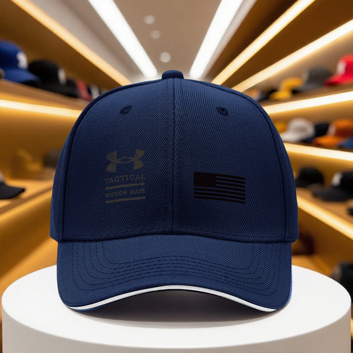 1pc Gorra Clásica Unisex de Verano y Otoño - Gorra Snapback Negra Transpirable Under Armor para Exteriores, Camping, Baile Callejero, Running, Fitness, Uso Casual y Regalo Versátil