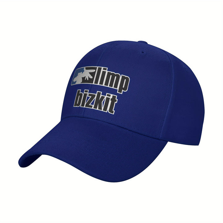 1pc Gorra de Béisbol de Poliéster Ajustable de Música Rock Limp Rapcore Bizkit Taurus07, Ligera y Transpirable, Sombrero de Sol de Golf con Visera Curva, Estilo Y2K de Moda para Hombres y Mujeres, Regalo Perfecto para Vacaciones/Cumpleaños