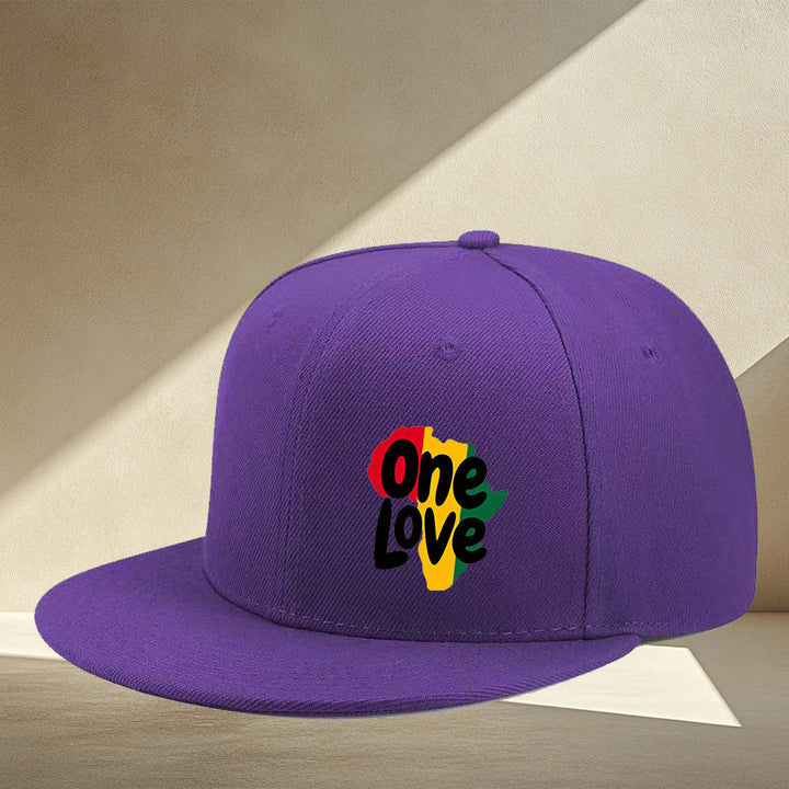 Gorra de béisbol estilo LOVE combinado: moda hip-hop para hombres y mujeres, talla ajustable, estilo urbano sencillo y casual, visera plana, adecuada para todas las estaciones, estilo único