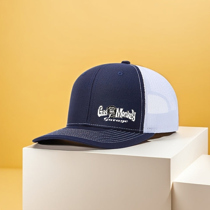 Gorra de béisbol con estampado de mono y malla transpirable, talla ajustable para hombres y mujeres, ideal para deportes al aire libre y playa