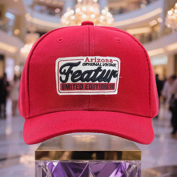 Gorra de béisbol ligera y transpirable para hombre FEATUR - Gorra ajustable con cierre de clic para papá con diseño original de Arizona, azul suave lavado para actividades al aire libre, regalo del Día del Padre y ropa casual, gorra de béisbol, ropa de ca