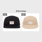 Tela. 1 pieza de tela para etiqueta, gorro hip-hop de cinco paneles para hombre. Tela.