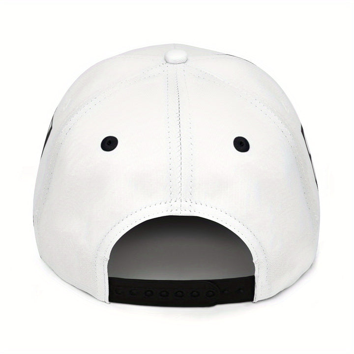 Gorra de béisbol ajustable con visera curva inspirada en anime - Sombrero unisex para exteriores para todas las estaciones, diseño de texto japonés, protección solar ligera con revestimiento de PVC, lavable a máquina para hombres y mujeres, ropa deportiva
