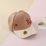 1pc Nuevo Sombrero de Béisbol de Otoño Invierno para Niños de 3 Años, Sombrero de Pato de Moda para Niños con Decoración de Oso, 1pc, Béisbol para Niños, Béisbol para Niños, Sombrero de Béisbol para Niños, Sombrero de Béisbol para Niñas, Sombrero de Béisb