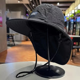 1 Sombrero de Sol para Hombre a la Moda - Ideal para Pesca, Senderismo y Camping | Poliéster Transpirable, Lavable a Mano, Disponible en Azul Marino, 3 Colores Diferentes