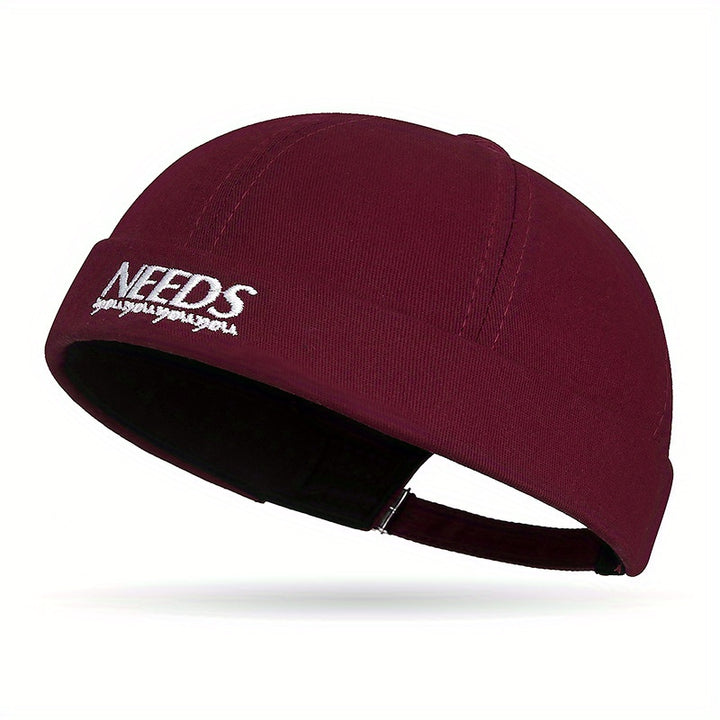 Gorra Snapback Bordada NEEDS para Hombres y Mujeres - Sombrero de Calle Ajustable con Citas Motivacionales, Tela Transpirable, Beanie Unisex Hip-Hop Casual ()