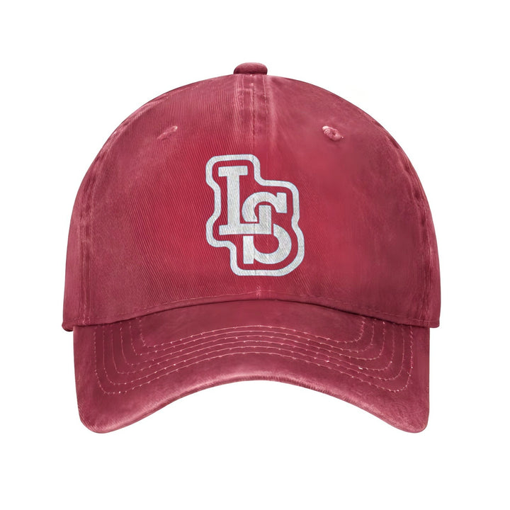 Gorra Deportiva Unisex para Hombres y Mujeres con Estampado de Logo Grande (Blanco sobre ) - Correa Ajustable Transpirable, Visera Curva Ideal para Actividades al Aire Libre o Uso Diario en el Gimnasio