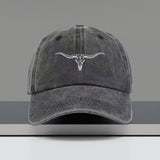 Gorra de Béisbol Retro con Calavera Occidental - Gorritos Ajustables Snapback para Hombres y Mujeres, Diseño Ligero & Duradera Unissexo Ideal Para Camping