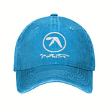 Gorra de Béisbol Aphex Dual Logo Retro Música Electrónica Cierre Trasero para Hombres y Mujeres Gorra Suave Running al Aire Libre