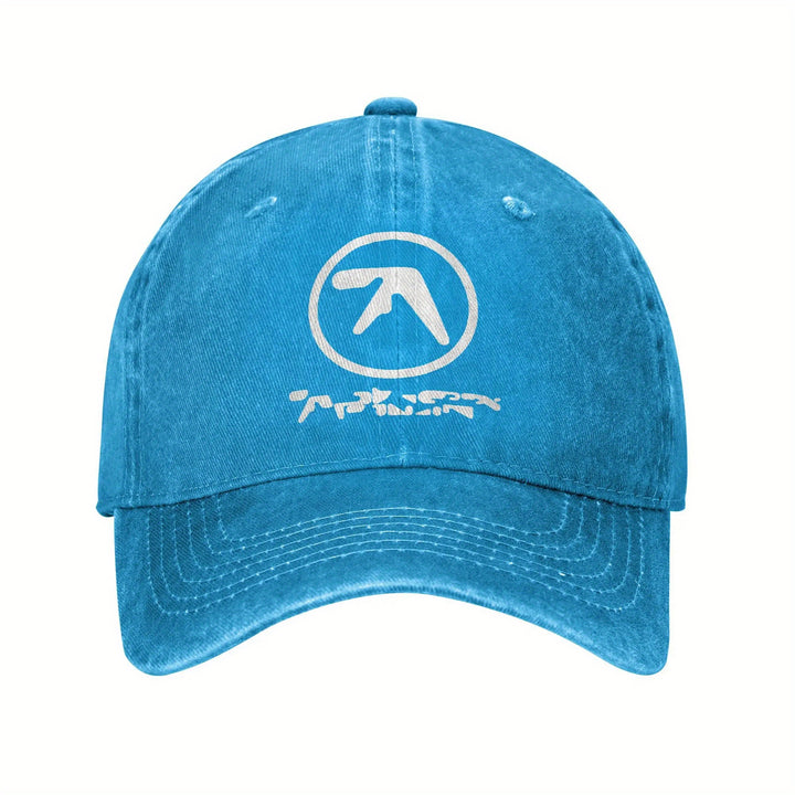 Gorra de Béisbol Aphex Dual Logo Retro Música Electrónica Cierre Trasero para Hombres y Mujeres Gorra Suave Running al Aire Libre