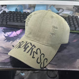 Gorra de Béisbol Unisex con Diseño Moderno y Estilo Pato, Letras Desgastadas para Verano