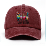 4 Gorras de Béisbol con Estampado Divertido de Pájaros, Gorras Casuales para Primavera/Verano