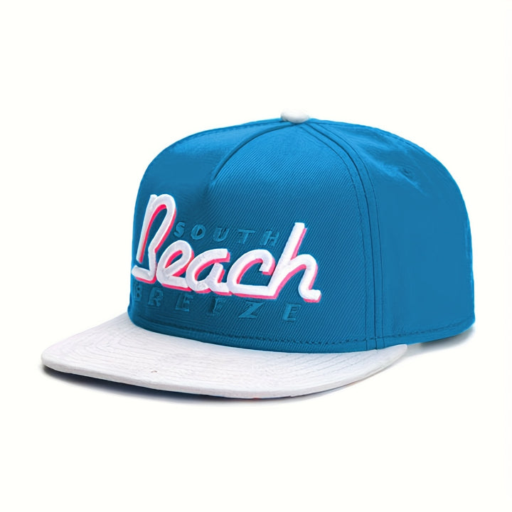 Gorra de Béisbol Azul Claro - Sombrero de Ala Plana Transpirable para Hombres y Mujeres, Ligero para Verano, Playa, Deportes y Vacaciones - Diseño Fácil de Cuidar, Accesorio Casual, Ajuste Cómodo, Ideal para Aficionados al Deporte