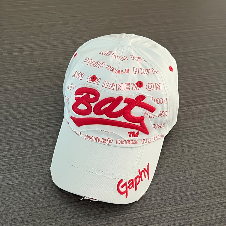 Gorra de béisbol nueva primavera con parche bordado tridimensional y letras, gorra de sol para hombres y mujeres al aire libre, tendencia