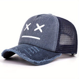 1 gorra de béisbol deportiva unisex de poliéster, protección solar, ligera, con cierre a presión, ajustada, para todas las estaciones, tejido tejido, solo lavar a mano.