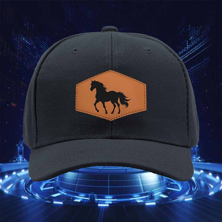 Gorra Trucker Snapback para Amantes de los Caballos - con Gráfico de Caballo Naranja, Poliéster Duradero, Ajuste Ajustable para Hombres y Mujeres, Perfecta para Ocio al Aire Libre, Deportes y Celebraciones Festivas, Regalos para Amantes de los Caballos, G