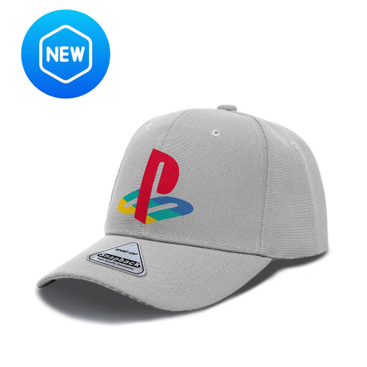 1 gorra de béisbol con logo oficial PlayStation - Ajustable Snapback, ligera y transpirable en poliéster para hombres & mujeres, ¡cómoda todo el año! Diseño exclusivo PS ideal al aire libre o fiestas. Regalo perfecto gamers (licencia original). Estilo uni