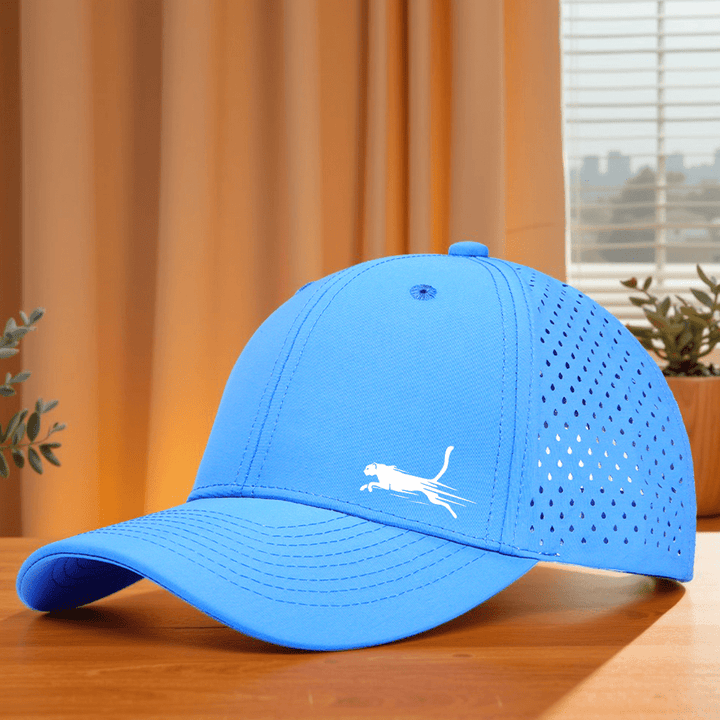 1 Gorra Snapback Ligera para Hombre con Malla Perforada a Láser en la Parte Trasera y Diseño Estructurado de 6 Paneles - Gorra de Béisbol Transpirable para Todas las Estaciones con Estampado de Logo