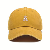 Gorra de Béisbol Estilo Trucker Grande para Mujeres y Hombres - Botón Ajustable de Oso (D/L/N/O/P) - Gorra de Invierno Transpirable, Opciones Multicolor (Rosa/Azul/Durazno/Beige/Marino) para Casual y Oficina - Ajuste Unisex