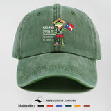 1 Gorra de béisbol ajustable retro con diseño de rana con bandera de Puerto Rico - Poliéster ligero, diseño de rana de dibujos animados, perfecto para actividades al aire libre y eventos de regreso a casa, ropa de cabeza al aire libre | Diseño de rana de