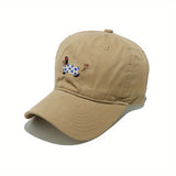 Gorra de Béisbol para Mujer - Cierre Ajustable Snapback, Sombrero Ligero y Transpirable para el Sol, Ideal para Diario, Fiestas o Escuela - Azul Pastel, Gorra con Diseño de Perrito Lindo para Amantes de los Perros, Accesorio Cómodo y Divertido, Moda Casua
