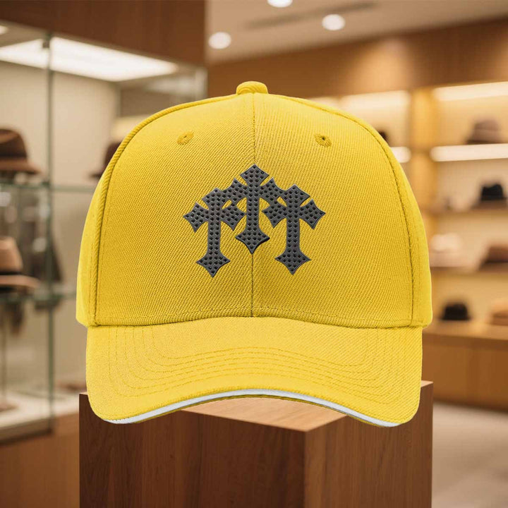 Gorra de béisbol para hombre EL BARBAS - Sombrero ajustable con cierre a presión, diseño brillante en negro y azul, ajuste elástico ligero, cierre de hebilla, duradera para fútbol, deportes al aire libre y uso casual - Regalo ideal para el Día del Padre,