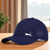 1 Gorra Snapback Ligera para Hombre con Malla Perforada a Láser en la Parte Trasera y Diseño Estructurado de 6 Paneles - Gorra de Béisbol Transpirable para Todas las Estaciones con Estampado de Logo