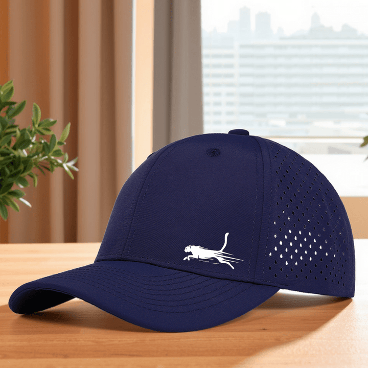 1 Gorra Snapback Ligera para Hombre con Malla Perforada a Láser en la Parte Trasera y Diseño Estructurado de 6 Paneles - Gorra de Béisbol Transpirable para Todas las Estaciones con Estampado de Logo