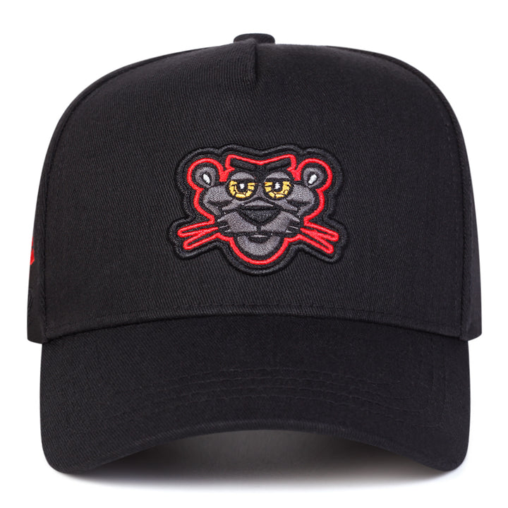 Gorra de béisbol ajustable con visera para hombre, diseño de león y tigre - Estampado animal rojo, parte trasera de malla transpirable, ligera para deportes al aire libre, viajes, fiestas en la playa - Sombrero casual de primavera/otoño, sombrero de viaje
