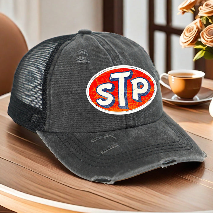 SXM002 Gorra de béisbol transpirable con rejilla ajustable, poliéster, tejido de punto, ajustada, cierre de palanca, lavable a máquina, para todas las estaciones, con patrón @1116@-stp para hombres y mujeres