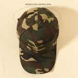 1 gorra de béisbol con estampado de camuflaje para mujer, 100% poliéster, sombrero de moda ligero, ajuste inelástico ajustable, artesanía tejida, gorra deportiva informal para exteriores sin instrucciones de cuidado de lavado