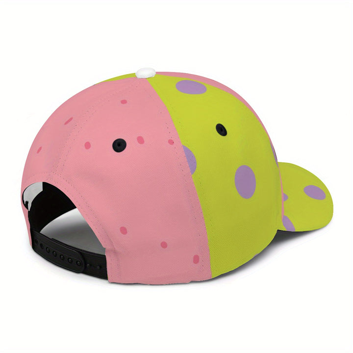 Gorra Unisex de Anime con Protección Solar UPF - Gorra de Béisbol con Visera Curva Recubierta de PVC, Resina ABS y Relleno, Lavable a Máquina, Ideal para Hombres y Mujeres, Uso Casual en Todas las Estaciones, Accesorio Temático de Anime