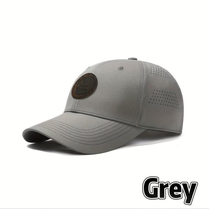 Gorra de Béisbol para Hombres con Tamaño Grande - Sombrero de Ala Ancha y Visera Rígida Transpirable, Ligero para Deportes al Aire Libre, Golf, Pesca, Construcción - Diseño Elegante de Visera Curva para Uso Diario y Eventos Especiales, Accesorio Cómodo pa