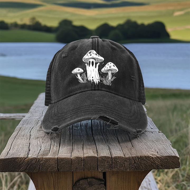 Gorra de béisbol retro lavada, estilo dad hat, ajustable y versátil, gorra suave para el sol