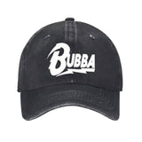 Gorra de Béisbol Unisex con Logo de Flecha en Blanco y - Ajustable y Transpirable, Visera Curva para Deportes y Uso Casual, Diseño con Letras 'Bubba' en Blanco - Accesorio con Logo Icónico